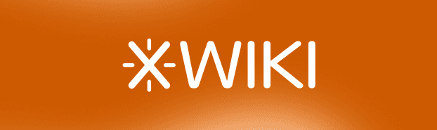 Logo for *-WIKI featuring a stylized asterisk symbol and white text on an orange background.